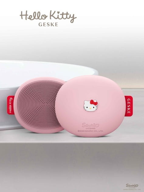 Щетка для лица Geske Facial Brush 3 в 1 by Hello Kitty Pink (HK000017PI01)