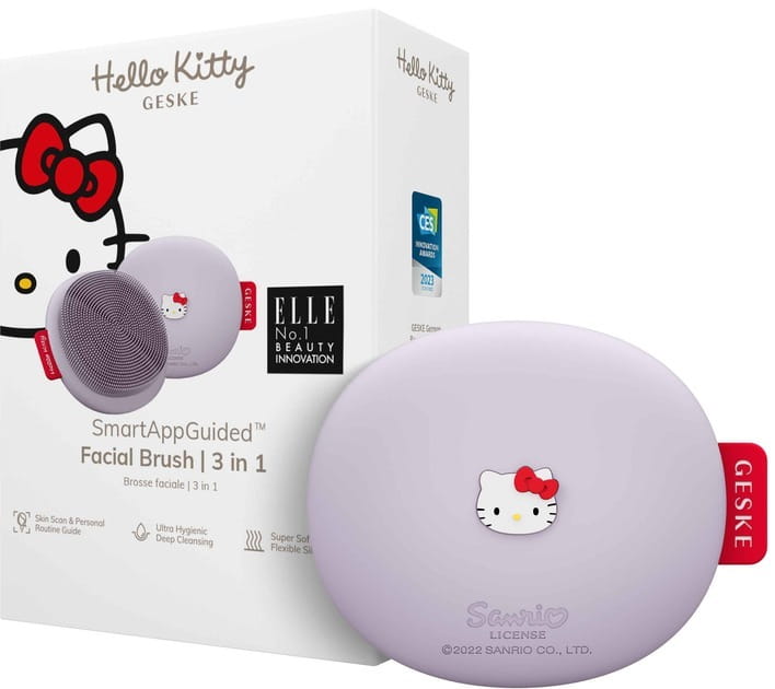 Щітка для обличчя Geske Facial Brush З в 1 by Hello Kitty Purple (HK000017PU01)