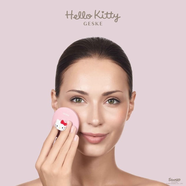 Щітка для обличчя Geske Facial Brush З в 1 by Hello Kitty з тримачем Pink (HK000052PI01)