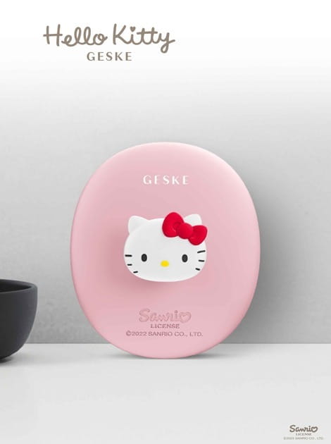 Щетка для лица Geske Facial Brush 3 в 1 by Hello Kitty с держателем Pink (HK000052PI01)