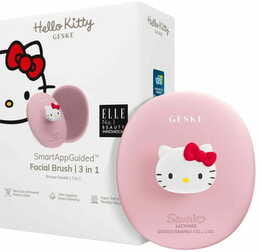 Щетка для лица Geske Facial Brush 3 в 1 by Hello Kitty с держателем Pink (HK000052PI01)
