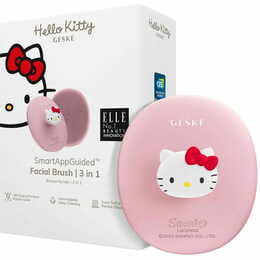 Щетка для лица Geske Facial Brush 3 в 1 by Hello Kitty с держателем Pink (HK000052PI01)