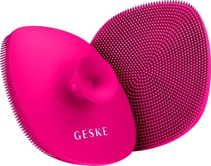 Щітка для обличчя Geske Facial Brush 4 в 1 з тримачем Magenta (GK000038MG01)