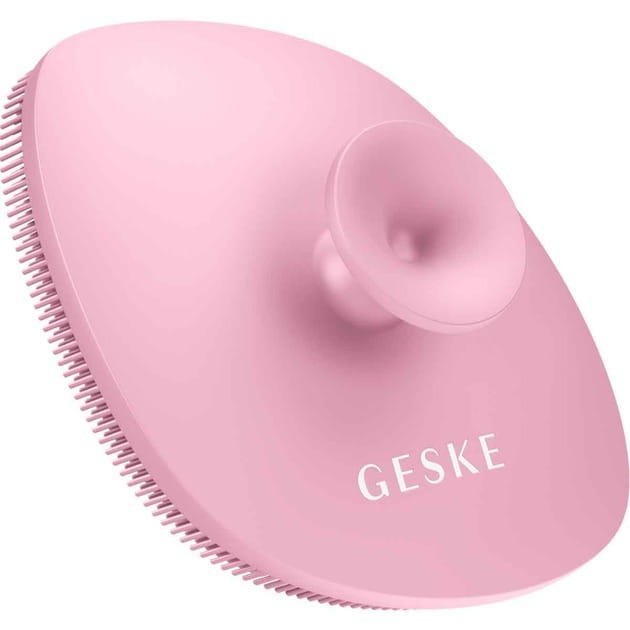 Щітка для обличчя Geske Facial Brush 4 в 1 з тримачем Pink (GK000038PK01)