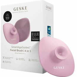 Щітка для обличчя Geske Facial Brush 4 в 1 з тримачем Pink (GK000038PK01)