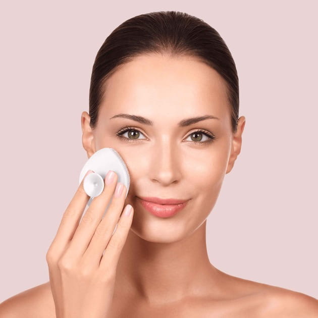 Щітка для обличчя Geske Facial Brush 4 в 1 з тримачем Starlight (GK000038SL01)