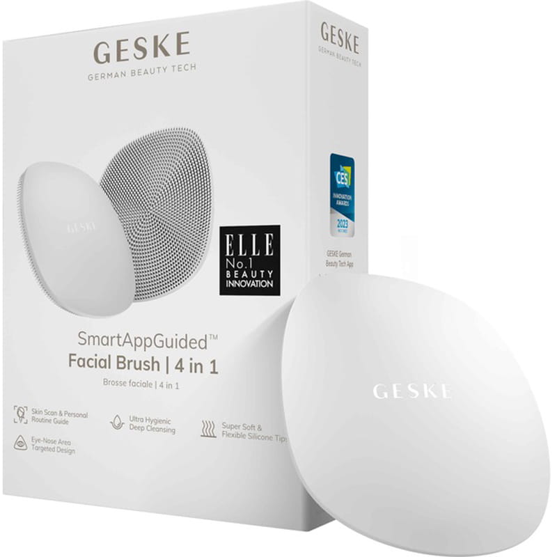 Щетка для лица Geske Facial Brush 4 в 1 White (GK000018WH01)
