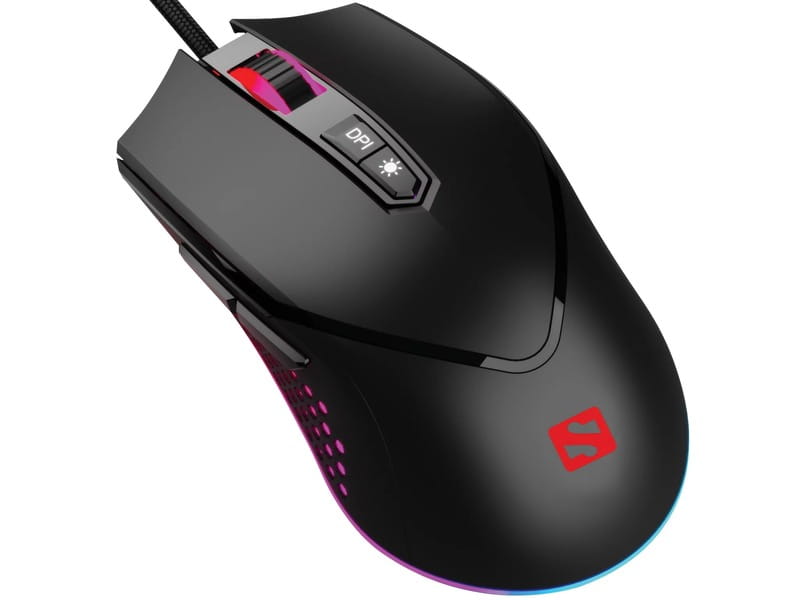 Мышь Sandberg Azazinator Mouse 6400 RGB Black (640-20)