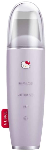 Микротоковый скрабер для кожи и устранения черных точек Geske MicroCurrent Skin Scrubber & Blackhead Remover 9 в 1 by Hello Kitty Purple (HK000045PU01)