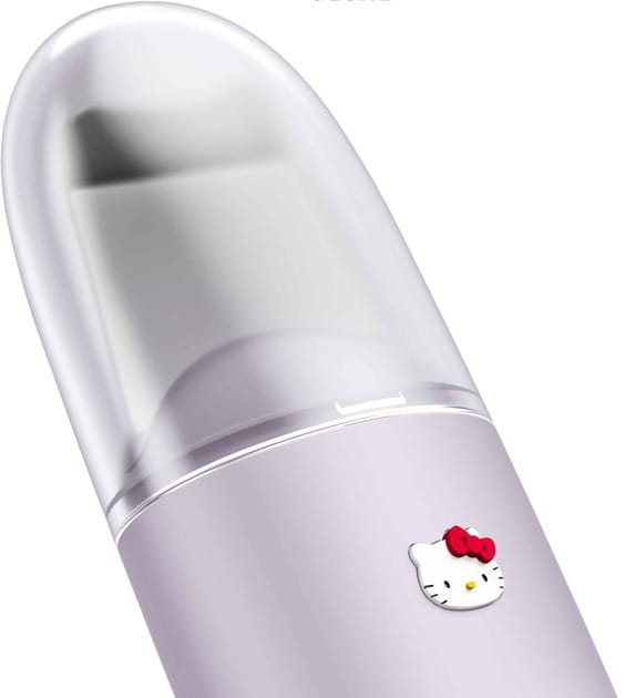 Микротоковый скрабер для кожи и устранения черных точек Geske MicroCurrent Skin Scrubber & Blackhead Remover 9 в 1 by Hello Kitty Purple (HK000045PU01)