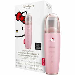 Микротоковый скрабер для кожи и устранения черных точек Geske MicroCurrent Skin Scrubber & Blackhead Remover 9 в 1 by Hello Kitty Pink (HK000045PI01)