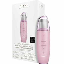 Микротоковый скрабер для кожи и устранения черных точек Geske MicroCurrent Skin Scrubber & Blackhead Remover 9 в 1 Pink (GK000044PK01)