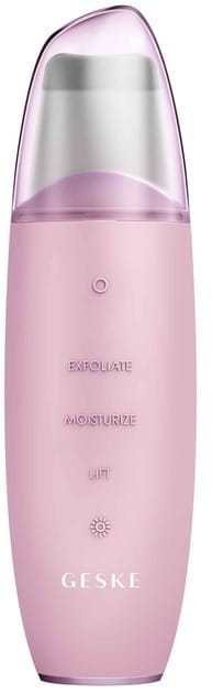 Микротоковый скрабер для кожи и устранения черных точек Geske MicroCurrent Skin Scrubber & Blackhead Remover 9 в 1 Pink (GK000044PK01)