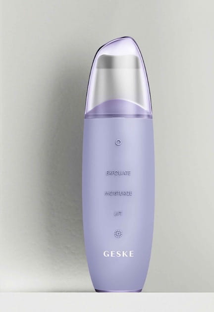 Микротоковый скрабер для кожи и устранения черных точек Geske MicroCurrent Skin Scrubber & Blackhead Remover 9 в 1 Purple (GK000044PL01)