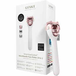 Електронний ролик для обличчя з мікроголками Geske MicroNeedle Face Roller 9 в 1 Starlight (GK000053SL01)