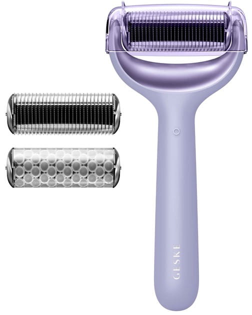 Электронный ролик для лица и тела с микроиглами Geske MicroNeedle Face & Body Roller 8 в 1 Purple (GK000043PL01)