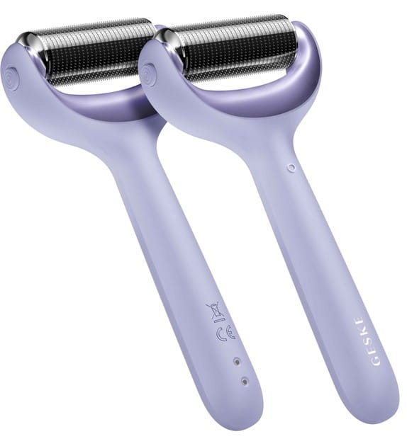 Электронный ролик для лица и тела с микроиглами Geske MicroNeedle Face & Body Roller 8 в 1 Purple (GK000043PL01)