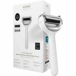 Электронный ролик для лица и тела с микроиглами Geske MicroNeedle Face & Body Roller 8 в 1 White (GK000043WH01)