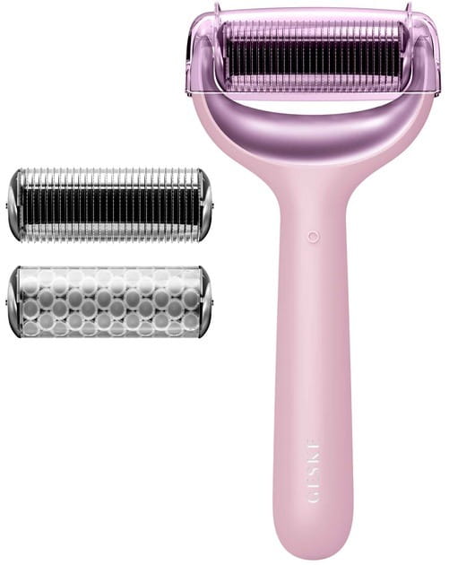 Электронный ролик для лица и тела с микроиглами Geske MicroNeedle Face & Body Roller 8 в 1 Pink (GK000043PK01)