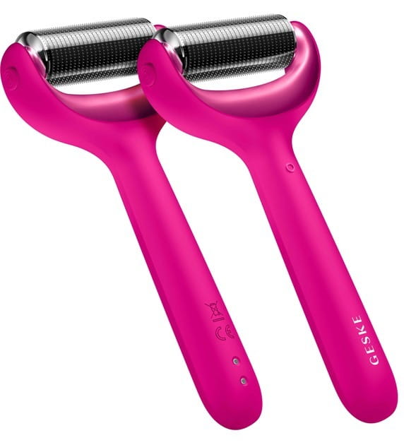 Электронный ролик для лица и тела с микроиглами Geske MicroNeedle Face & Body Roller 8 в 1 Magenta (GK000043MG01)