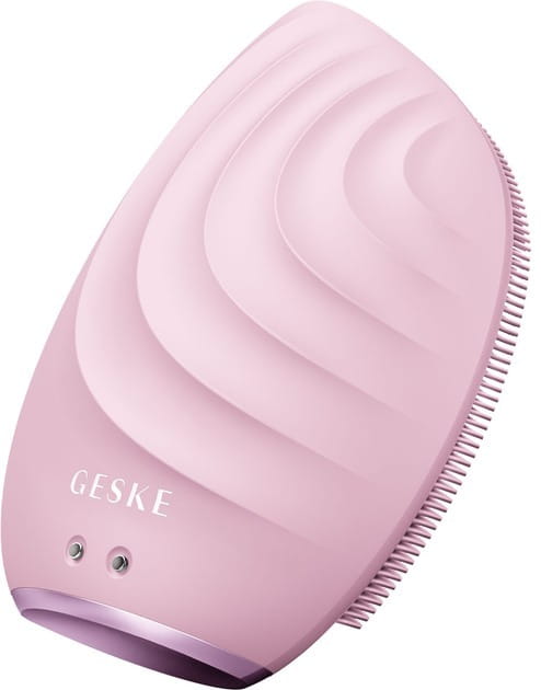 Электронная звуковая щетка для лица Geske Sonic Facial Brush 5 в 1 Pink (GK000010PK01)