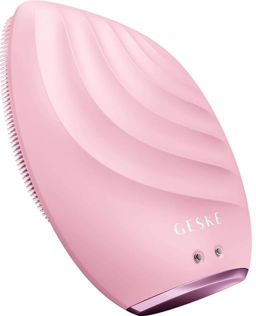 Электронная звуковая щетка для лица Geske Sonic Facial Brush 5 в 1 Pink (GK000010PK01)