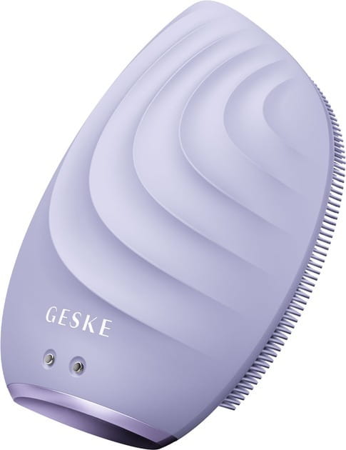Электронная звуковая щетка для лица Geske Sonic Facial Brush 5 в 1 Purple (GK000010PL01)