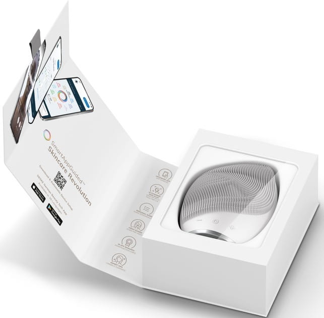 Электронная звуковая щетка для лица Geske Sonic Facial Brush 5 в 1 White (GK000010WH01)