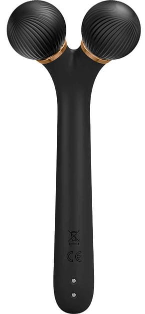 Электронный звуковой ролик для лица Geske Sonic Facial Roller 4 в 1 Gray (GK000040GY01)
