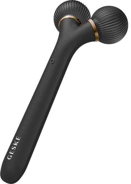 Электронный звуковой ролик для лица Geske Sonic Facial Roller 4 в 1 Gray (GK000040GY01)