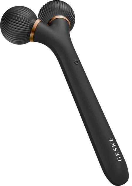 Электронный звуковой ролик для лица Geske Sonic Facial Roller 4 в 1 Gray (GK000040GY01)