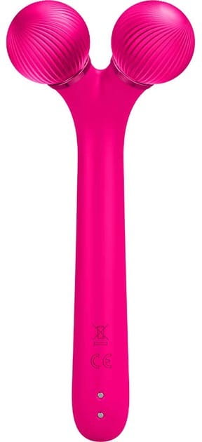 Електронний звуковий ролик для обличчя Geske Sonic Facial Roller 4 в 1 Magenta (GK000040MG01)