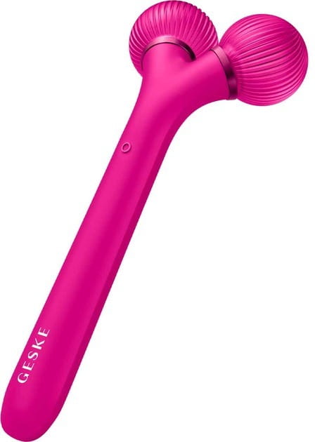 Електронний звуковий ролик для обличчя Geske Sonic Facial Roller 4 в 1 Magenta (GK000040MG01)