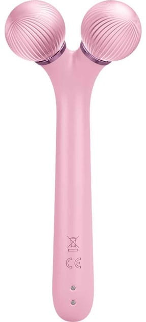 Електронний звуковий ролик для обличчя Geske Sonic Facial Roller 4 в 1 Pink (GK000040PK01)