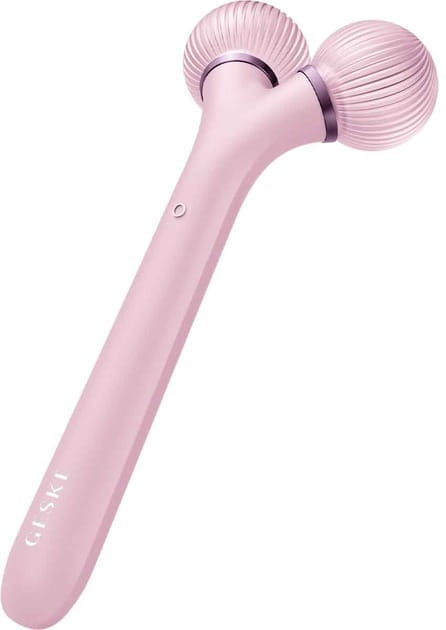 Электронный звуковой ролик для лица Geske Sonic Facial Roller 4 в 1 Pink (GK000040PK01)