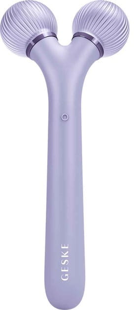 Электронный звуковой ролик для лица Geske Sonic Facial Roller 4 в 1 Purple (GK000040PL01)