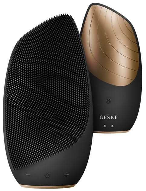 Электронная звуковая термо щетка для лица Geske Sonic Thermo Facial Brush 6 в 1 Gray (GK000007GY01)