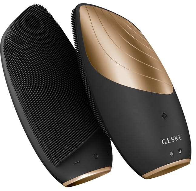 Электронная звуковая термо щетка для лица Geske Sonic Thermo Facial Brush 6 в 1 Gray (GK000007GY01)