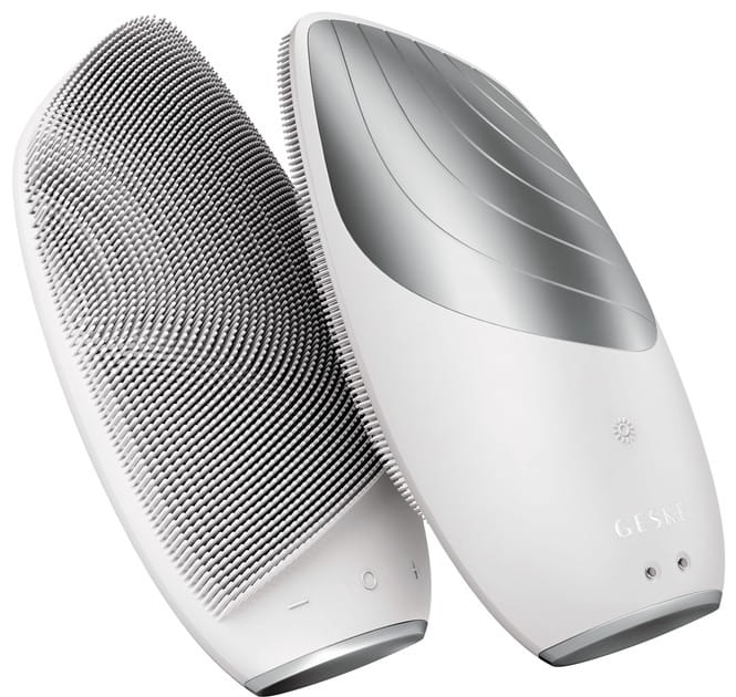 Електронна звукова термо щітка для обличчя Geske Sonic Thermo Facial Brush 6 в 1 White (GK000007WH01)