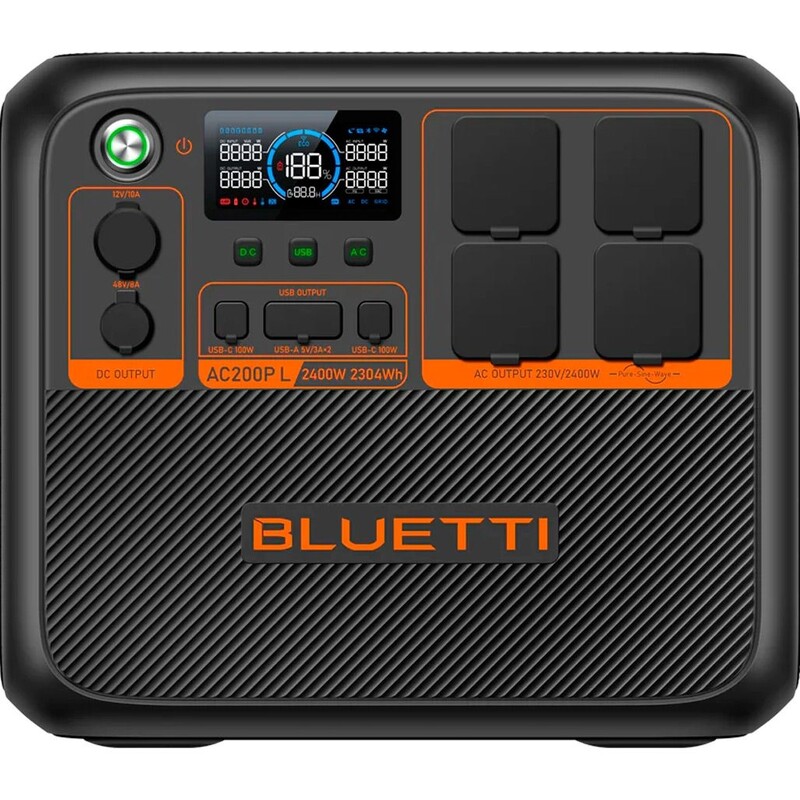 Зарядна станція Bluetti AC200PL, 2304Wh, 2400W, LiFePO4