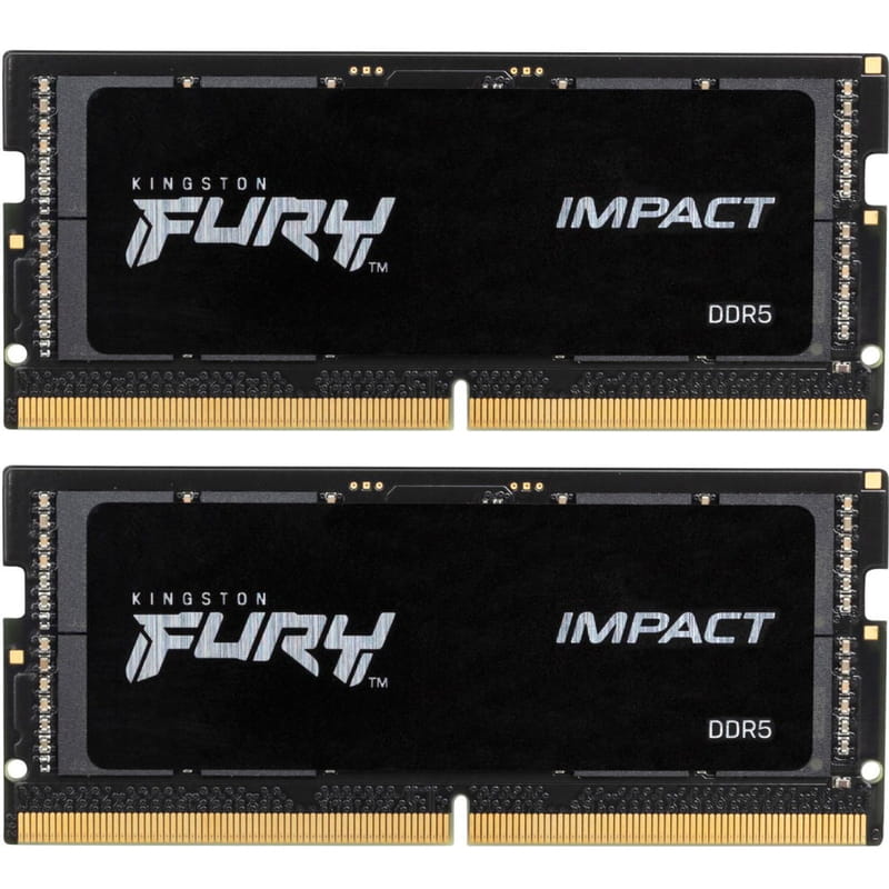Модуль памяти SO-DIMM DDR5 2x64GB/4800 Kingston Fury Impact (KF548S38IBK2-64)