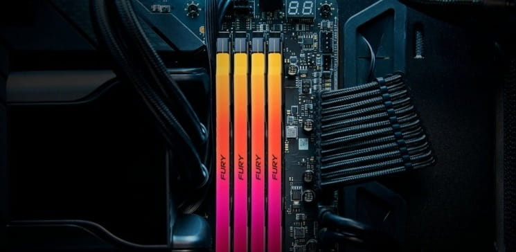 Модуль пам`ятi DDR5 16GB/6000 Kingston Fury Renegade RGB (KF560C32RSA-16)