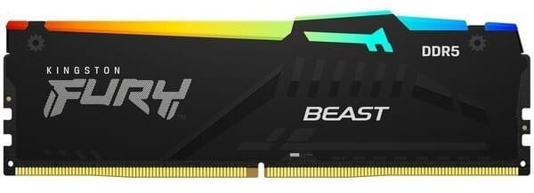 Модуль пам`ятi DDR5 16GB/5200 Kingston Fury Beast RGB (KF552C40BBA-16)