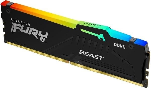 Модуль пам`ятi DDR5 16GB/5200 Kingston Fury Beast RGB (KF552C40BBA-16)