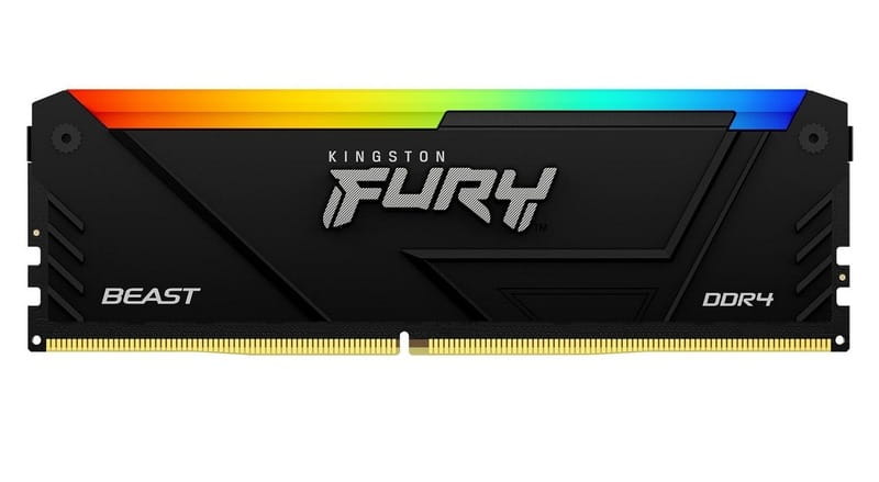 Модуль памяти DDR4 8GB/3200 Kingston Fury Beast RGB (KF432C16BB2A/8)