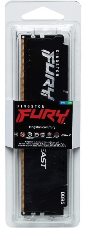 Модуль памяти DDR5 32GB/6000 Kingston Fury Beast Black (KF560C36BBE-32)