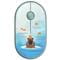 Фото - Мышь беспроводная 2E MF300 Capybara Tangerine Silent WL BT Green (2E-MF300WCAPIBARAGN) | click.ua