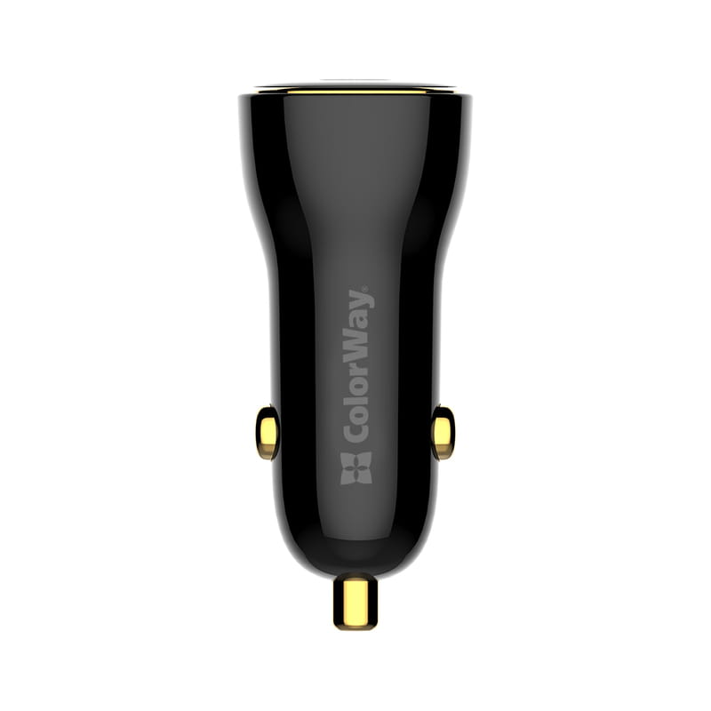 Автомобильное зарядное устройство ColorWay Power Delivery Port PPS USB (USB-A + USB-C, 60W) Black (CW-CHA046PD-BK)