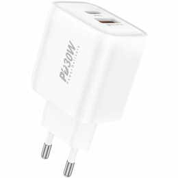 Сетевое зарядное устройство Foneng EU52-CH PD 30W (1xUSB, 1xType-C) White