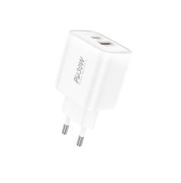 Купити Мережевий зарядний пристрій Foneng EU52-CH PD 30W (1xUSB, 1xType-C) White Мережевий зарядний пристрій Foneng EU52-CH PD 30W (1xUSB, 1xType-C) White